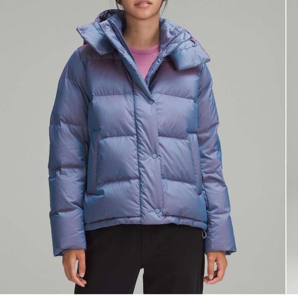 lululemon athletica Blue Puffer Jacket - Picture 1 of 13